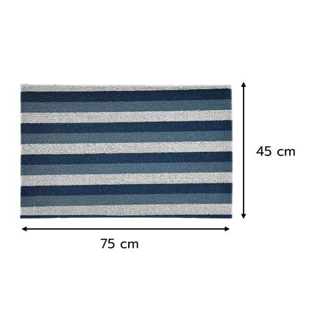 พรมเช็ดเท้าดักฝุ่น HOME LIVING STYLE LAYER 45x75 ซม. สีน้ำเงินเข้ม_6