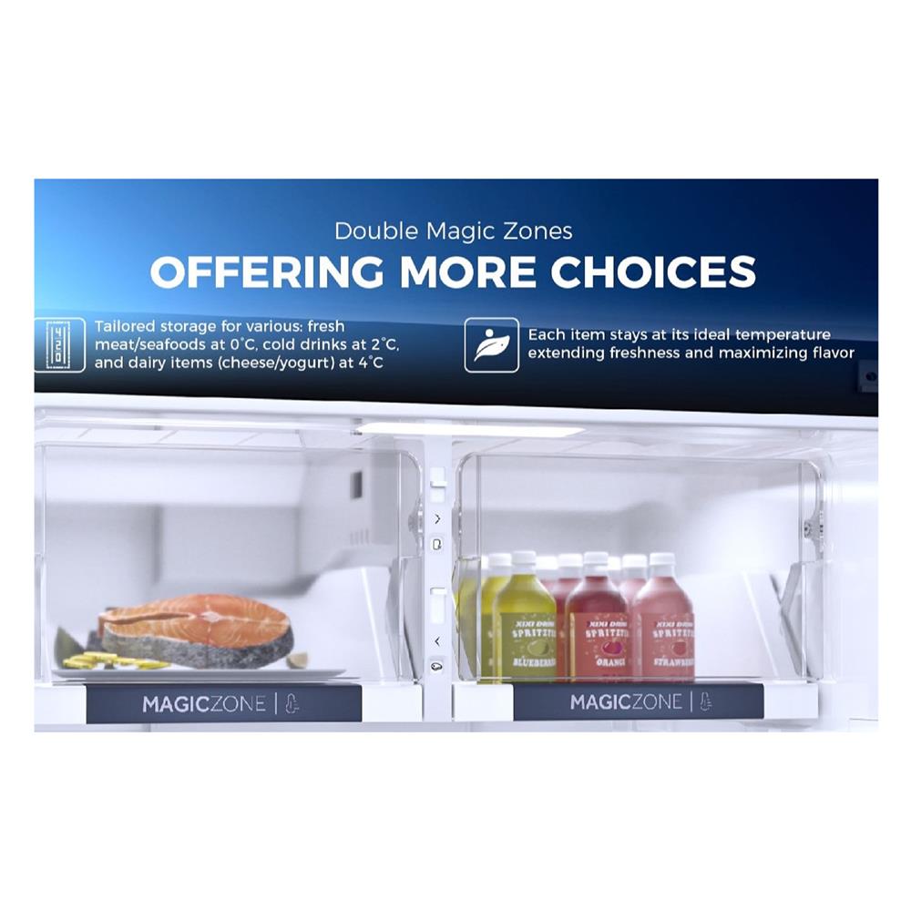 ตู้เย็น 2 ประตู HAIER HRF-460MGI 16 คิว กระจกขาว