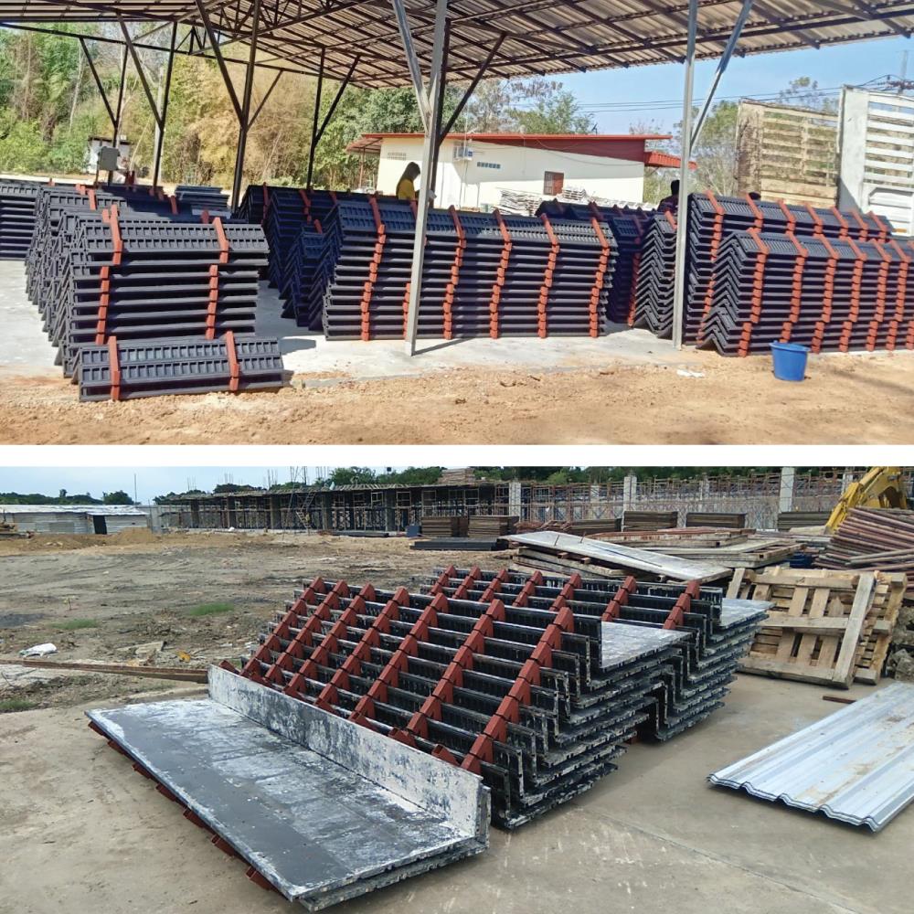 ไม้แบบพลาสติกหล่อเสา SON OF WOOD LG 20X20X300 ซม. สีดำ