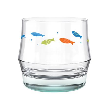 แก้วน้ำ 340 มล. OCEAN GLASS SUMMER SET TURQUOISE MARINE ROCK (แพ็ก 4 ใบ)_1