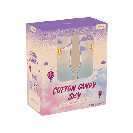 แก้วมีขา 450 มล. OCEAN GLASS SUMMER SET COTTON CANDY SKY (แพ็ก 2 ใบ)_2