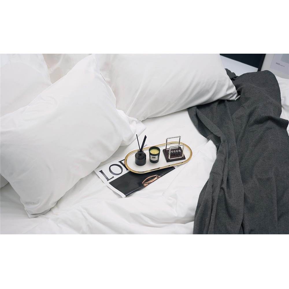 ชุดผ้าปูที่นอน 5 ฟุต (ชุด 5 ชิ้น) TULIP DELIGHT 60124-DLWHITE