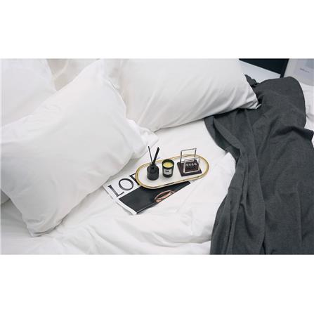 ชุดผ้าปูที่นอน 5 ฟุต (ชุด 5 ชิ้น) TULIP DELIGHT 60124-DLWHITE_3