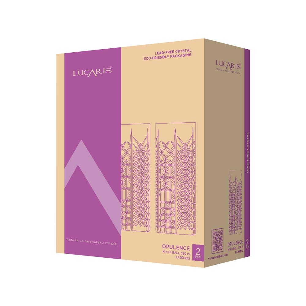 แก้วน้ำ 350 มล. LUCARIS OPULENCE KIN HI BALL (แพ็ก 2 ใบ)