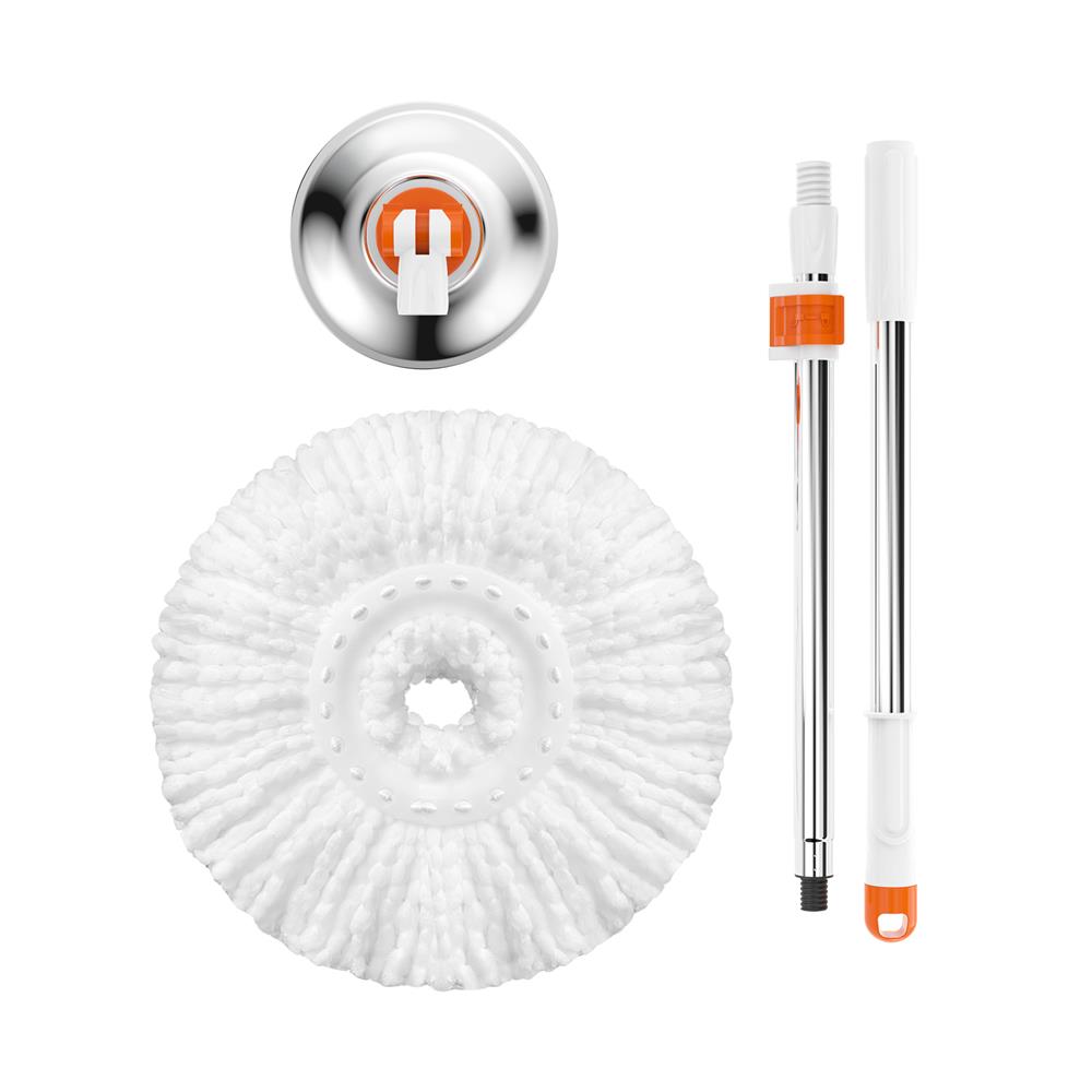 ไม้ม็อบไมโครไฟเบอร์ ZUMO MAX ZM07 สีขาว/ส้ม