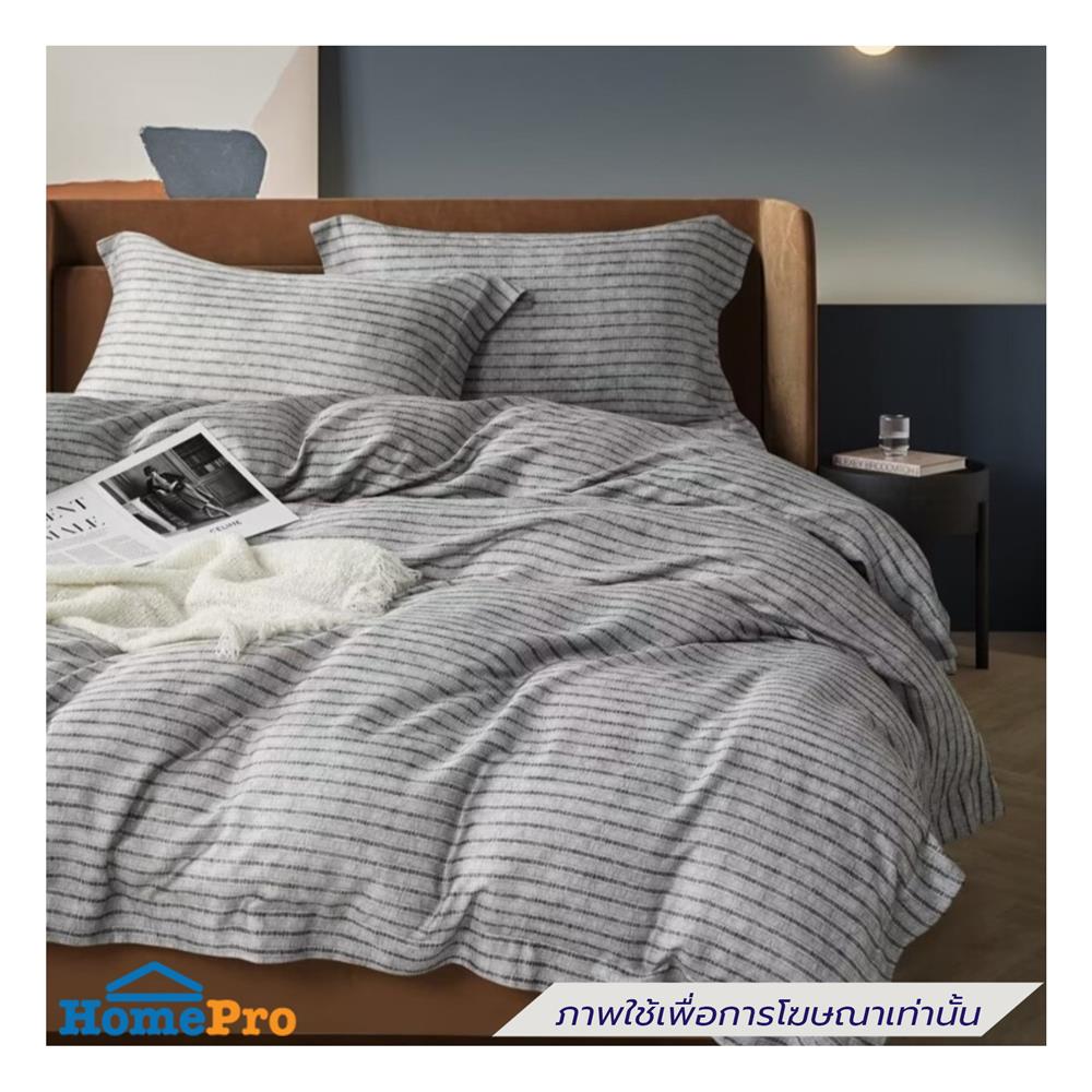 ชุดผ้าปูที่นอน 6 ฟุต (ชุด 6 ชิ้น) ESSE TENCEL 480T 4313 GREY