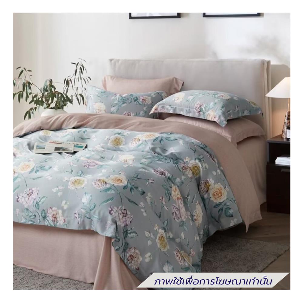 ชุดผ้าปูที่นอน 6 ฟุต (ชุด 6 ชิ้น) ESSE TENCEL 480T 4316 GREY