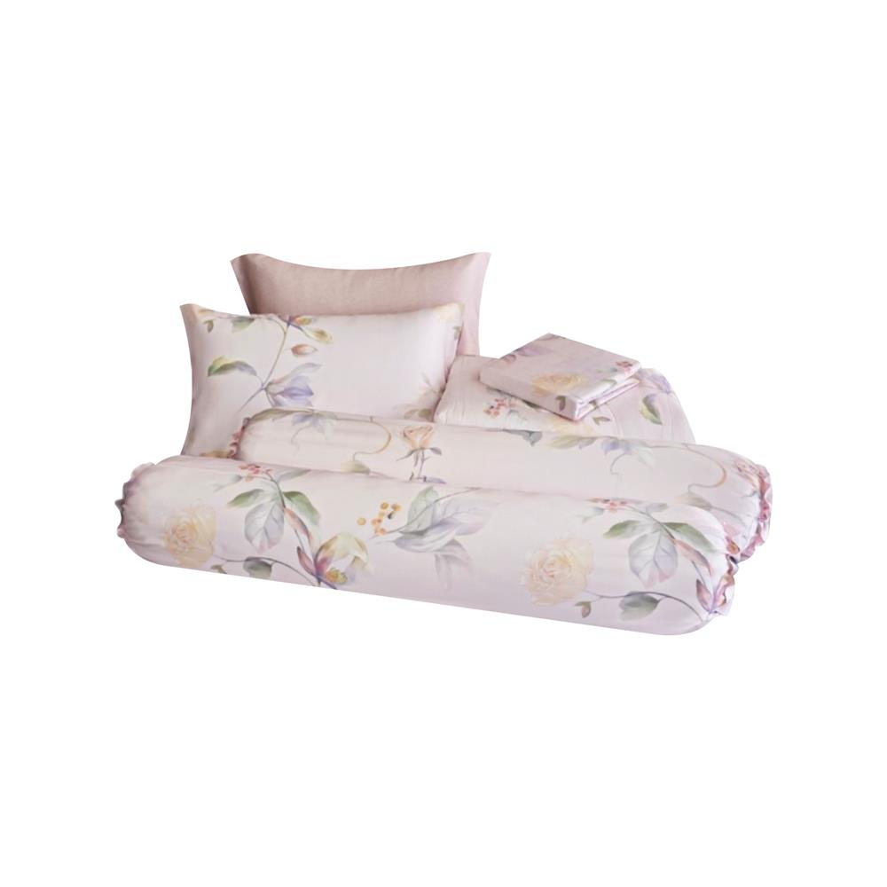 ชุดผ้าปูที่นอน 6 ฟุต (ชุด 6 ชิ้น) ESSE TENCEL 480T 4311 PINK