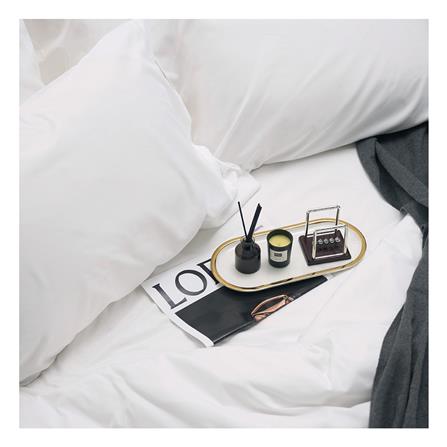 ชุดผ้าปูที่นอน 6 ฟุต (ชุด 6 ชิ้น) TULIP DELIGHT 60266-DLWHITE_1