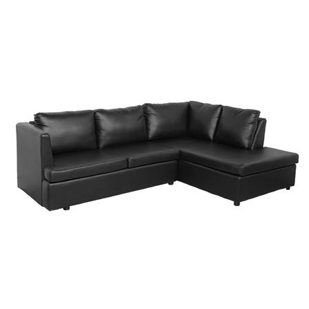 โซฟาเข้ามุมขวา FURDINI LAUREN สีดำ_2