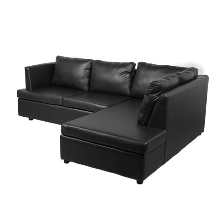 โซฟาเข้ามุมขวา FURDINI LAUREN สีดำ_3