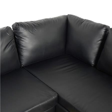 โซฟาเข้ามุมขวา FURDINI LAUREN สีดำ_4