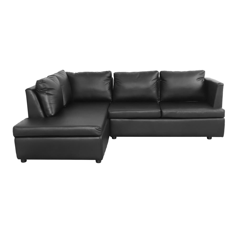 โซฟาเข้ามุมซ้าย FURDINI LAUREN สีดำ