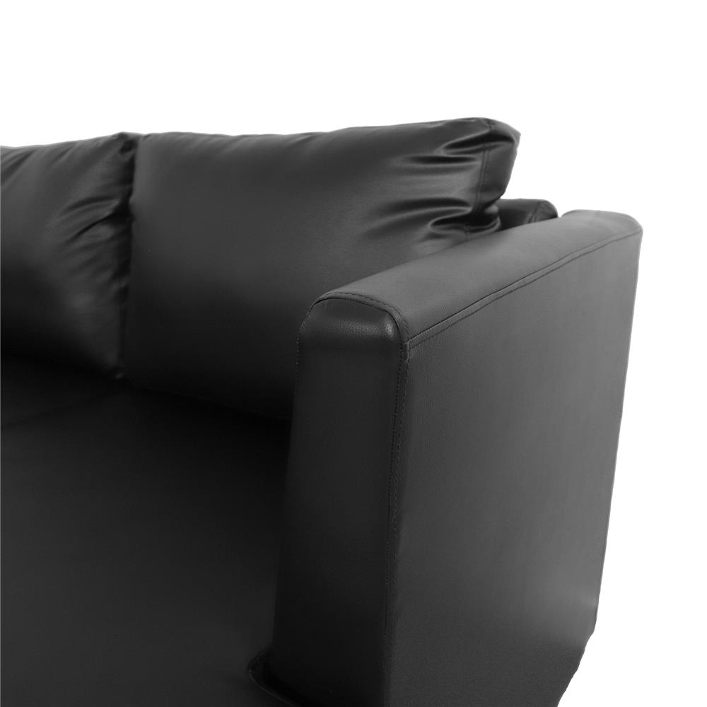 โซฟาเข้ามุมซ้าย FURDINI LAUREN สีดำ