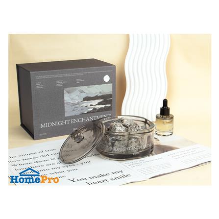 ชุดหินอโรม่าพร้อมน้ำหอม PORRIN 500 กรัม + 30 มล. MIDNIGHT ENCHANTMENT_4