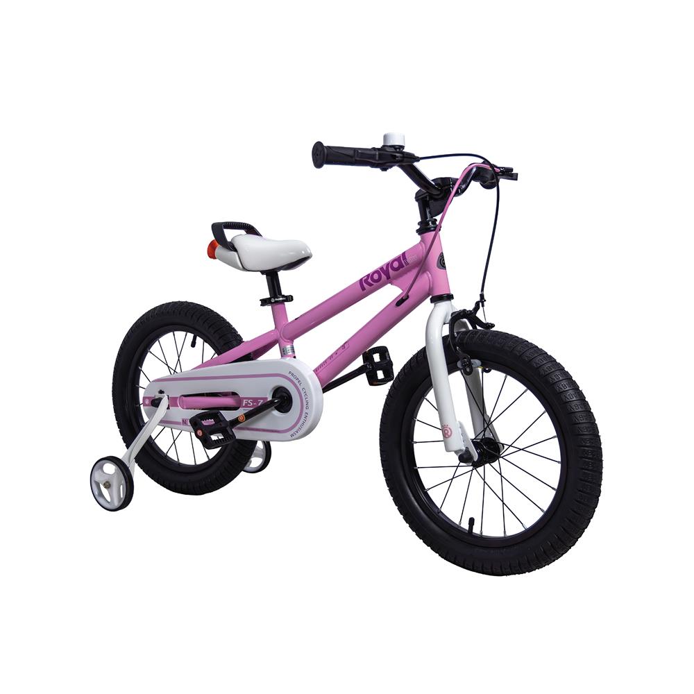 จักรยานเด็ก 16 นิ้ว ROYAL BABY FREE STYLE V2 สีชมพู