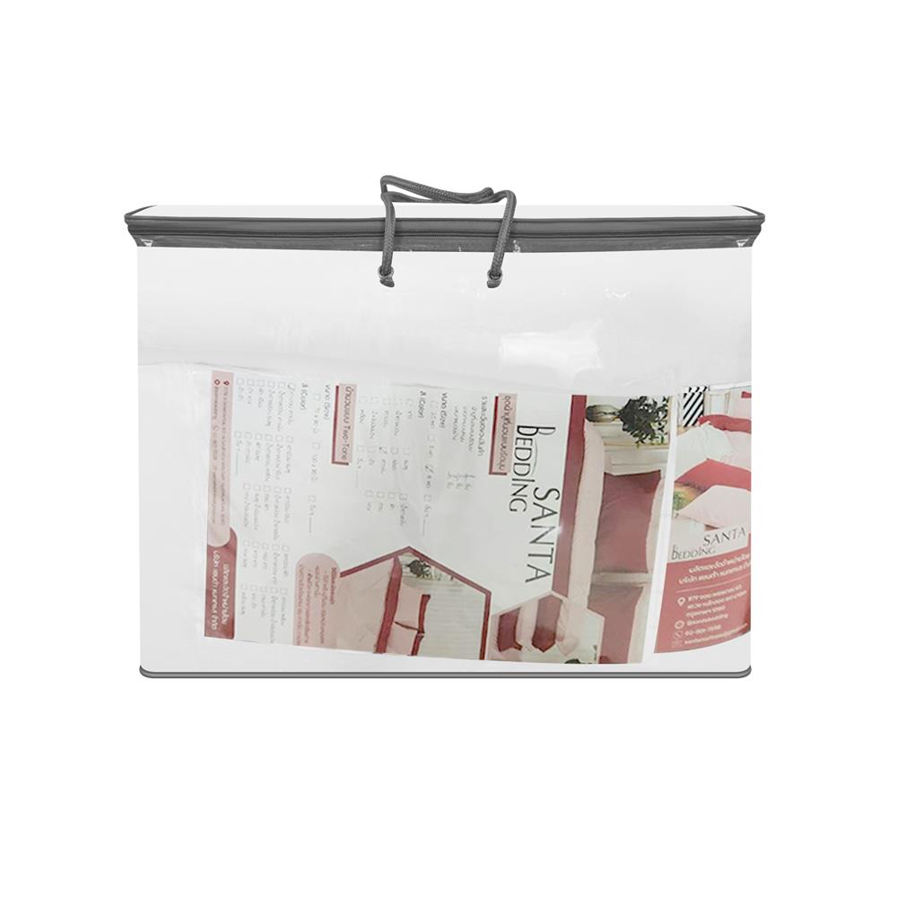 ชุดผ้าปูที่นอน 3.5 ฟุต (ชุด 4 ชิ้น) SANTA BEDDING สีขาว