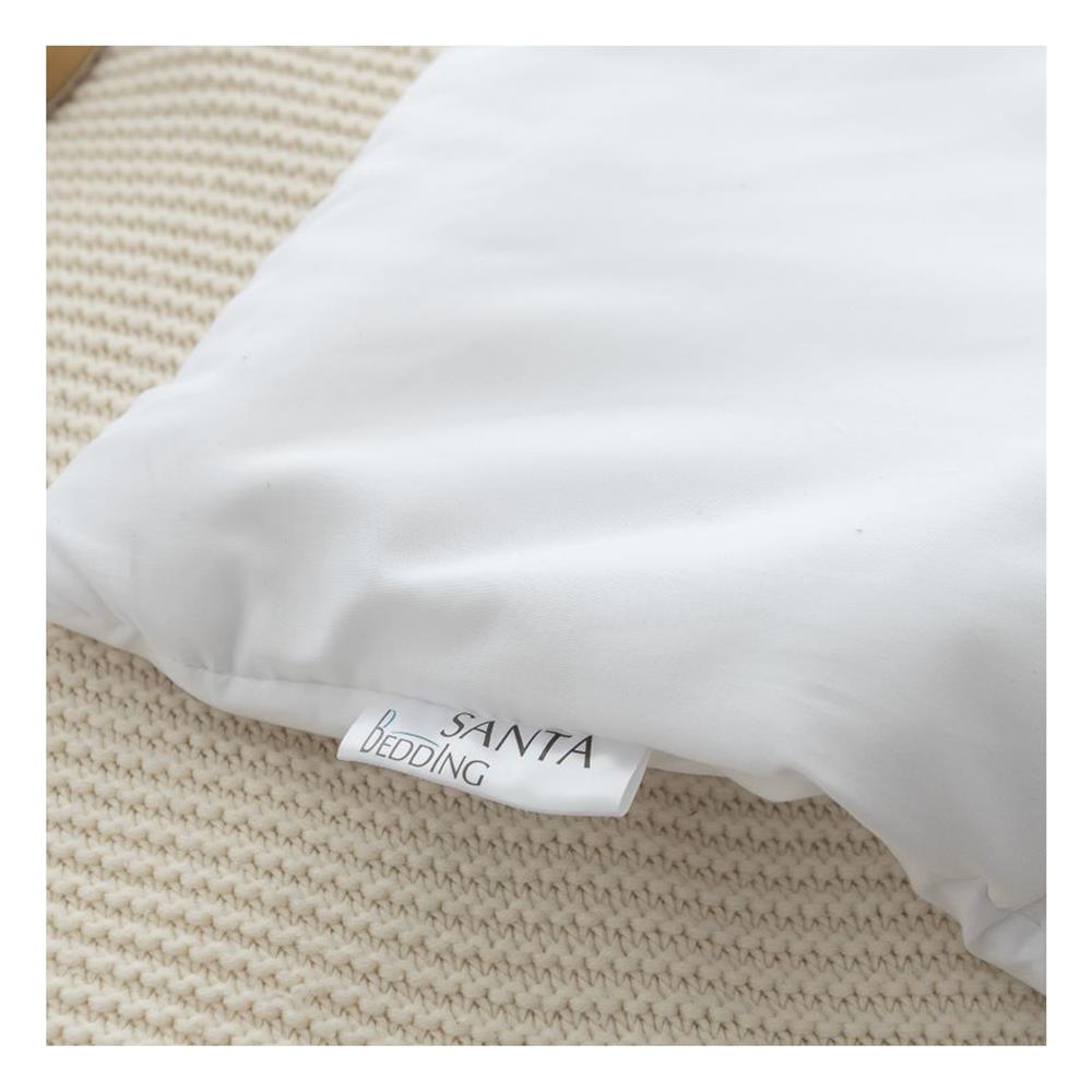 ชุดผ้าปูที่นอน 5 ฟุต (ชุด 6 ชิ้น) SANTA BEDDING สีขาว