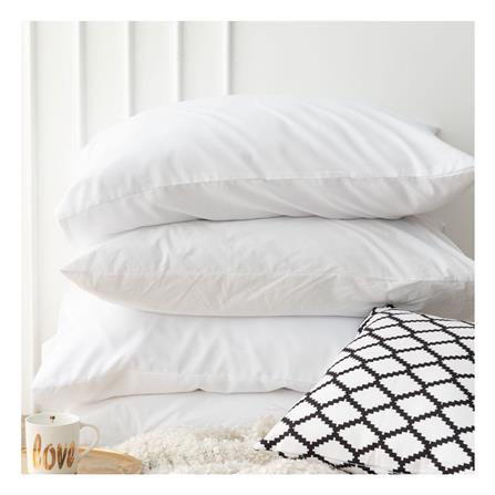 ชุดผ้าปูที่นอน 6 ฟุต (ชุด 6 ชิ้น) SANTA BEDDING สีขาว_4