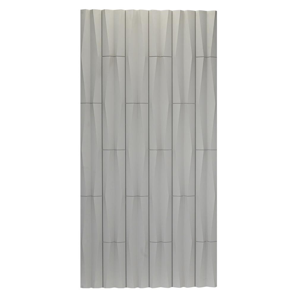 แผ่นตกแต่งผนัง PU 60x120 ซม. TARA  BAMBOO GREY