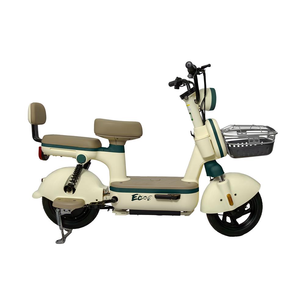 จักรยานไฟฟ้า EM LOVE X 10 นิ้ว สีครีม