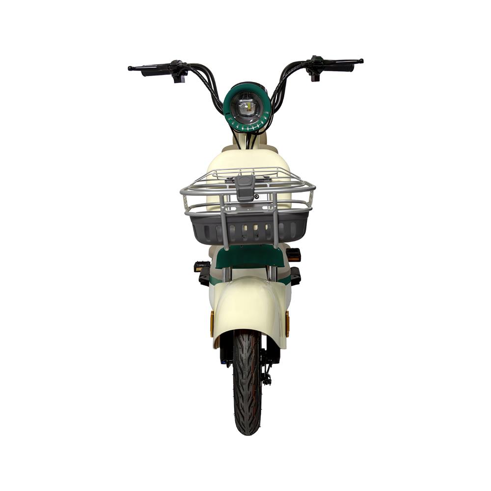 จักรยานไฟฟ้า EM LOVE X 10 นิ้ว สีครีม