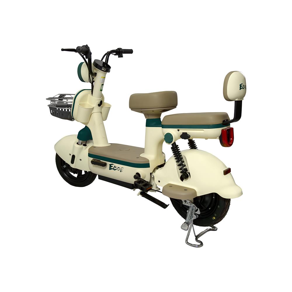 จักรยานไฟฟ้า EM LOVE X 10 นิ้ว สีครีม