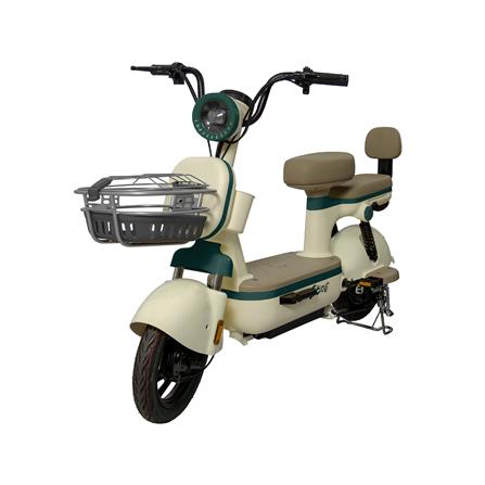 จักรยานไฟฟ้า EM LOVE X 10 นิ้ว สีครีม_2