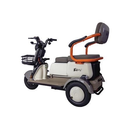 สกู๊ตเตอร์ไฟฟ้า 3 ล้อ EM EM9 สีน้ำตาล_6