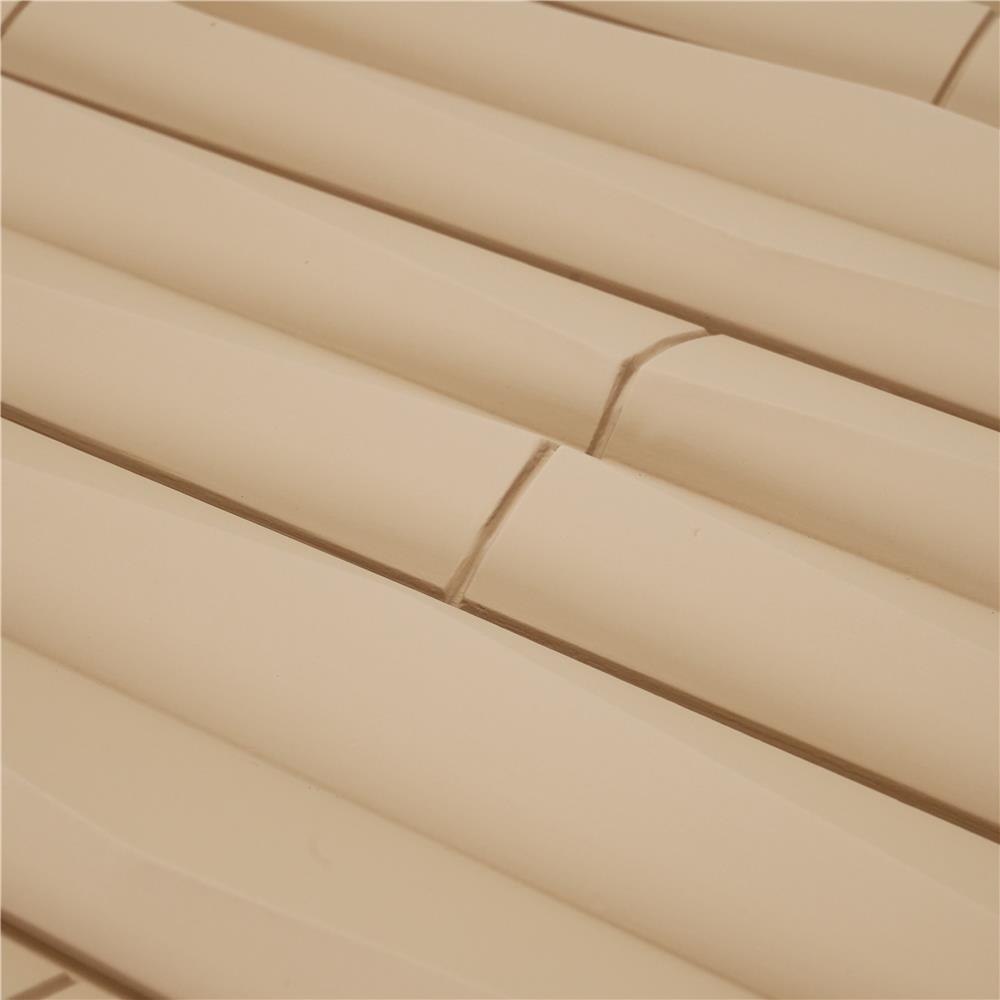 แผ่นตกแต่งผนัง PU 60x120 ซม. TARA BAMBOO BROWN