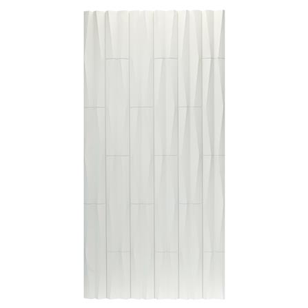 แผ่นตกแต่งผนัง PU 60x120 ซม. TARA BAMBOO WHITE_0