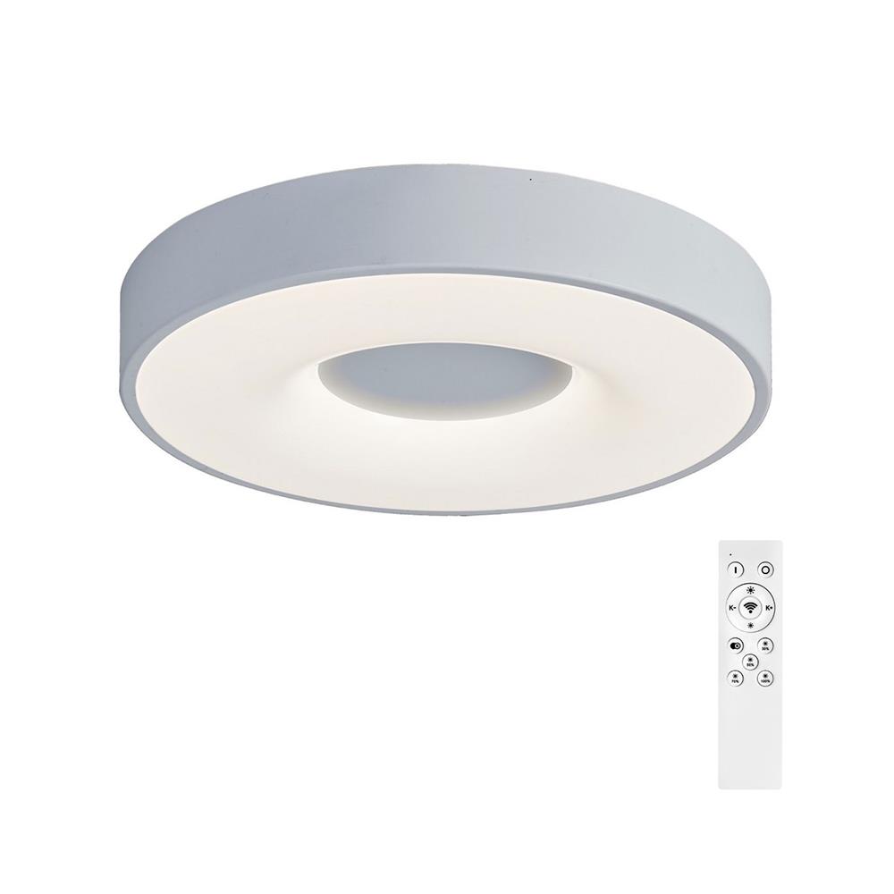 ไฟเพดาน LED CARINI COIN REMOTE 15 นิ้ว 40 วัตต์ DAYLIGHT/COOL WHITE/WARM WHITE สีขาว