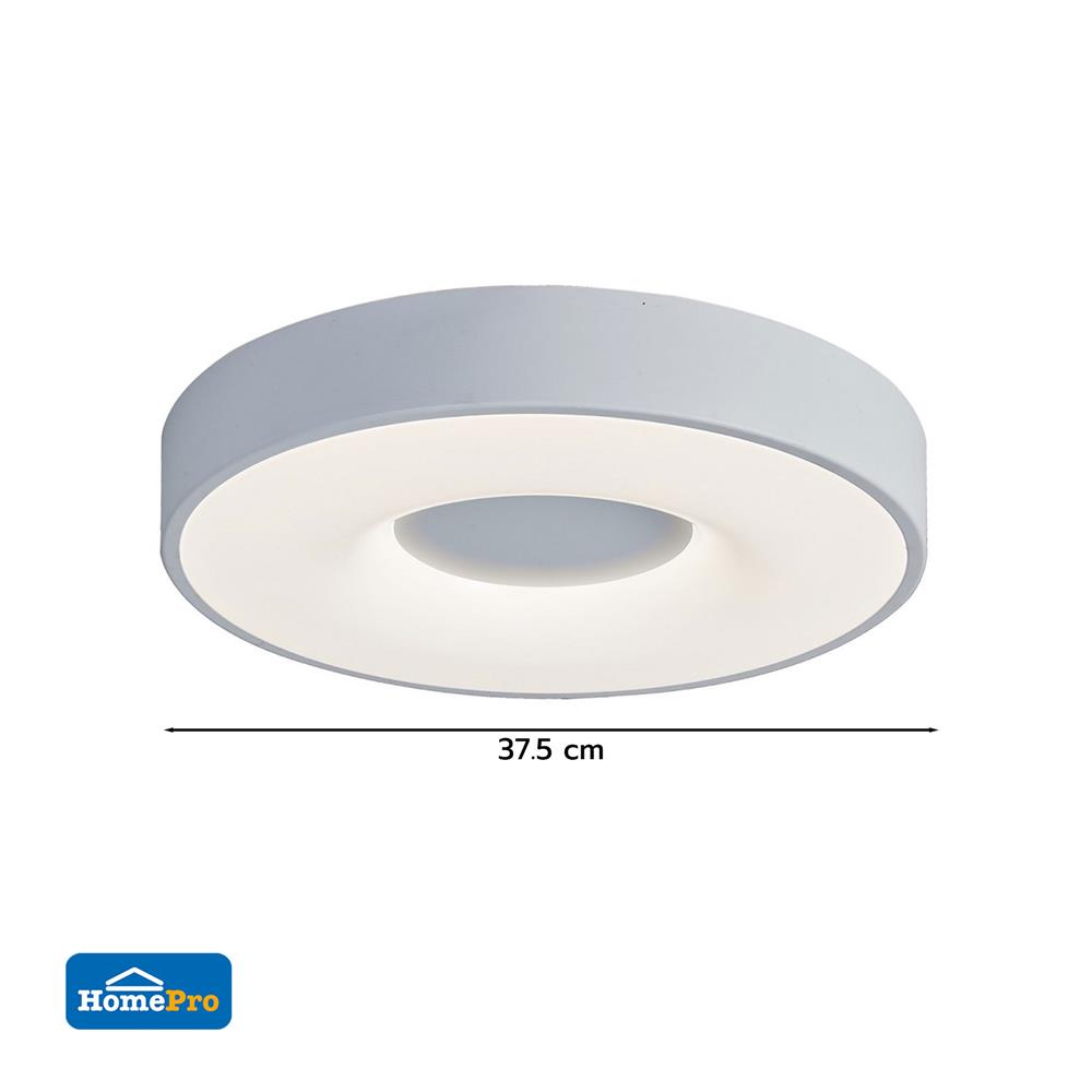 ไฟเพดาน LED CARINI COIN REMOTE 15 นิ้ว 40 วัตต์ DAYLIGHT/COOL WHITE/WARM WHITE สีขาว