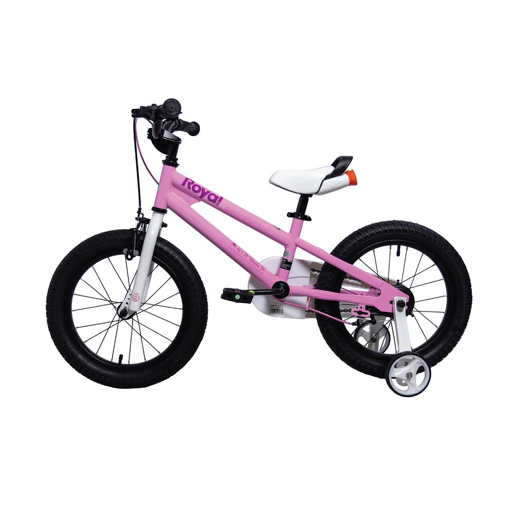 จักรยานเด็ก 12 นิ้ว ROYAL BABY FREE STYLE V2 สีชมพู