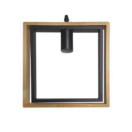 ไฟช่อ NEOLIGHT 505-3BK-WD สีดำ/น้ำตาล 3 หัว_2