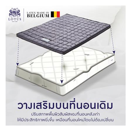 แผ่นรองนอน 6 ฟุต LOTUS FORESTEX II สี LIGHT GRAY_9