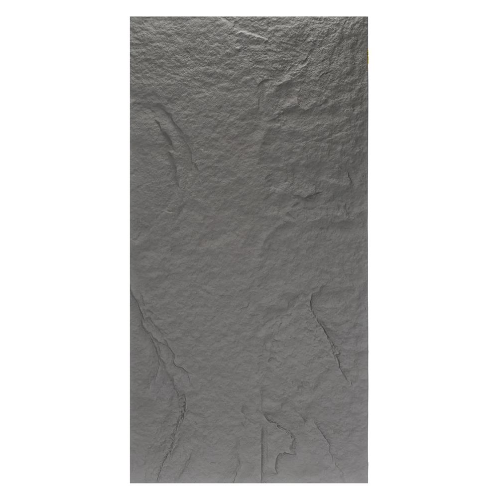 แผ่นตกแต่งผนัง PU 60x120 ซม. TARA ROCK STONE BLACK