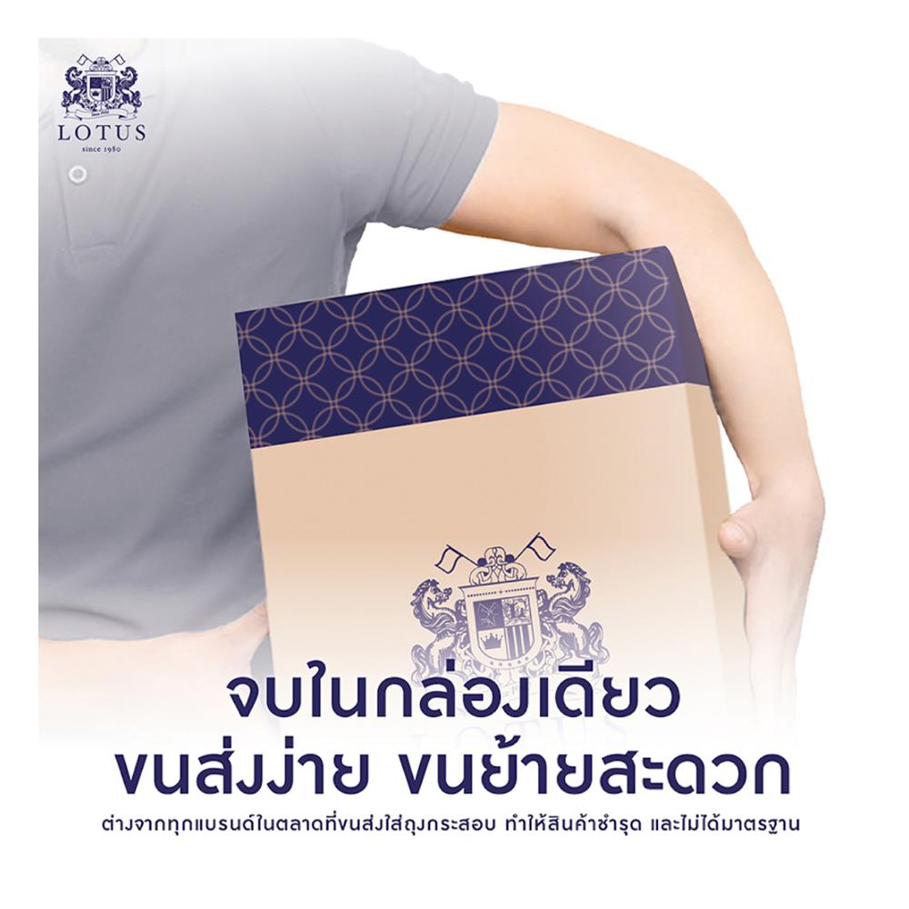 แผ่นรองนอน 3.5 ฟุต LOTUS FORESTEX II สี NAVY BLUE