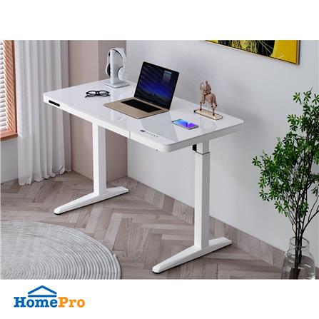 โต๊ะปรับระดับไฟฟ้า FURDINI NOVEL LT-205F 120 ซม. สีขาว_4