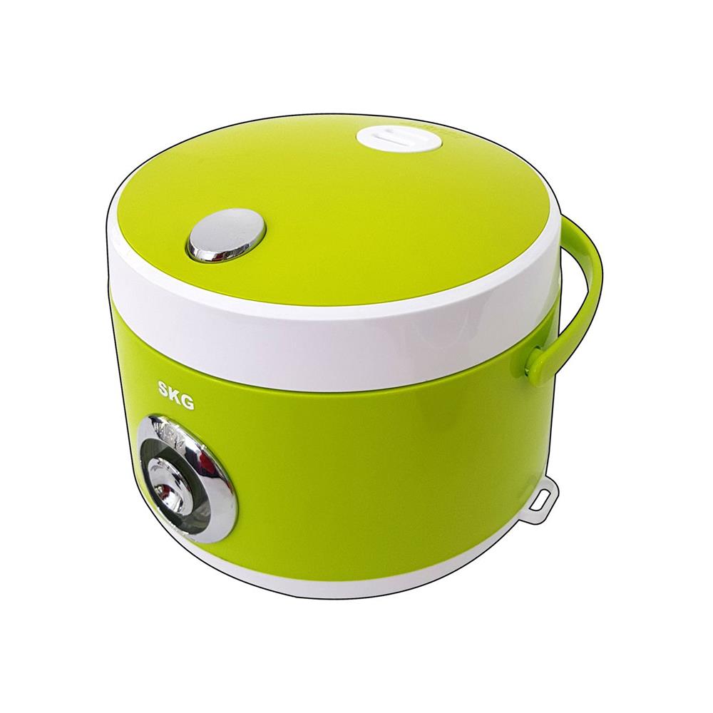 หม้อหุงข้าว MANUAL SKG SK-618 1.8 ลิตร สีขาว/เขียว
