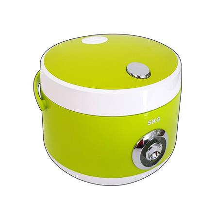 หม้อหุงข้าว MANUAL SKG SK-618 1.8 ลิตร สีขาว/เขียว_2