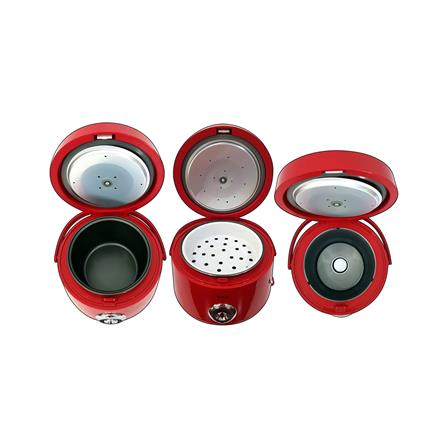 หม้อหุงข้าว MANUAL SKG SK-618 1.8 ลิตร สีดำ/แดง_5