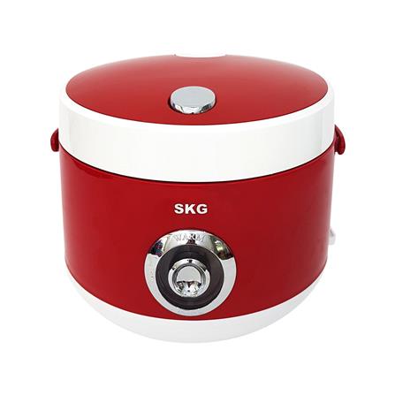 หม้อหุงข้าว MANUAL SKG SK-618 1.8 ลิตร สีขาว/แดง_0