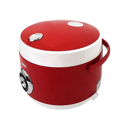 หม้อหุงข้าว MANUAL SKG SK-618 1.8 ลิตร สีขาว/แดง_1