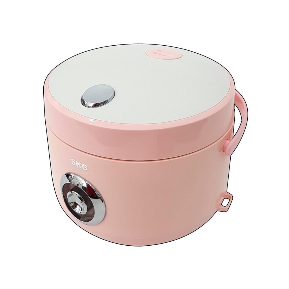 หม้อหุงข้าว MANUAL SKG SK-618 1.8 ลิตร สีขาว/ชมพู