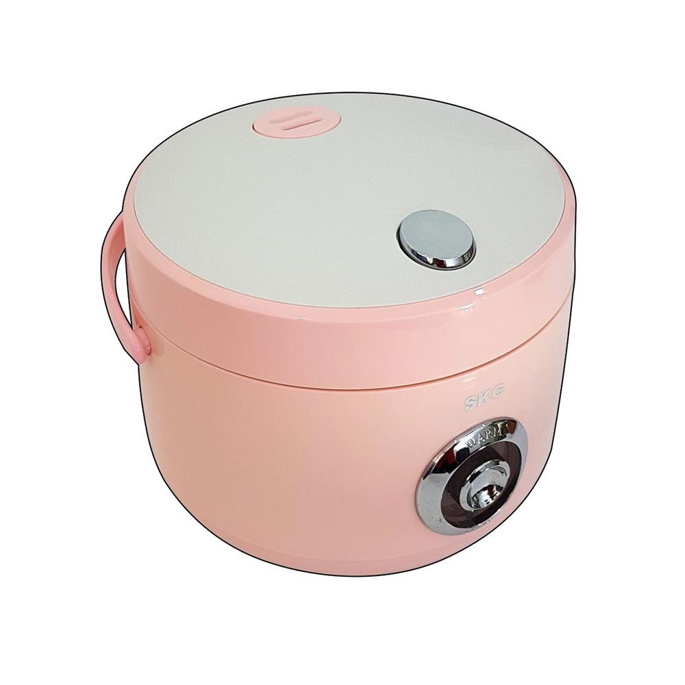 หม้อหุงข้าว MANUAL SKG SK-618 1.8 ลิตร สีขาว/ชมพู