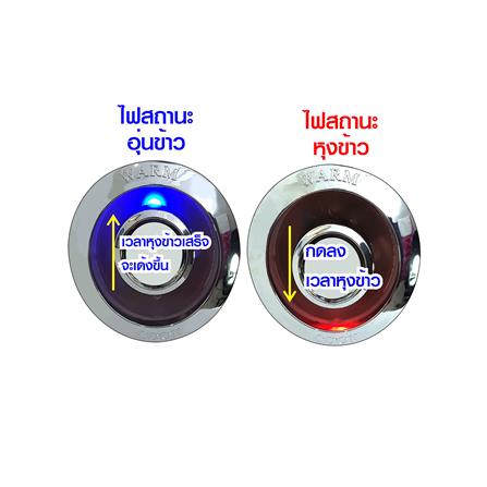 หม้อหุงข้าว MANUAL SKG SK-618 1.8 ลิตร สีขาว/ชมพู_6