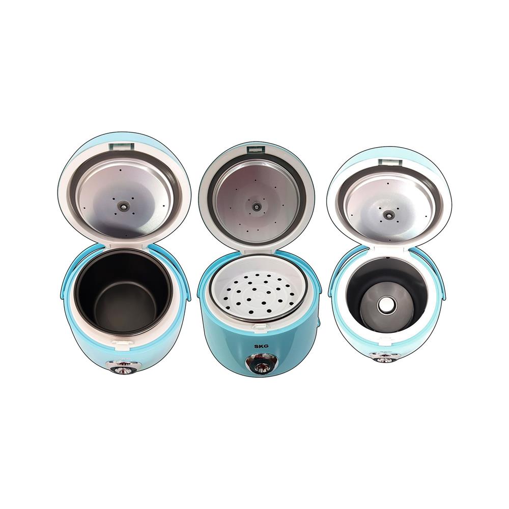 หม้อหุงข้าว MANUAL SKG SK-618 1.8 ลิตร สีขาว/ฟ้า