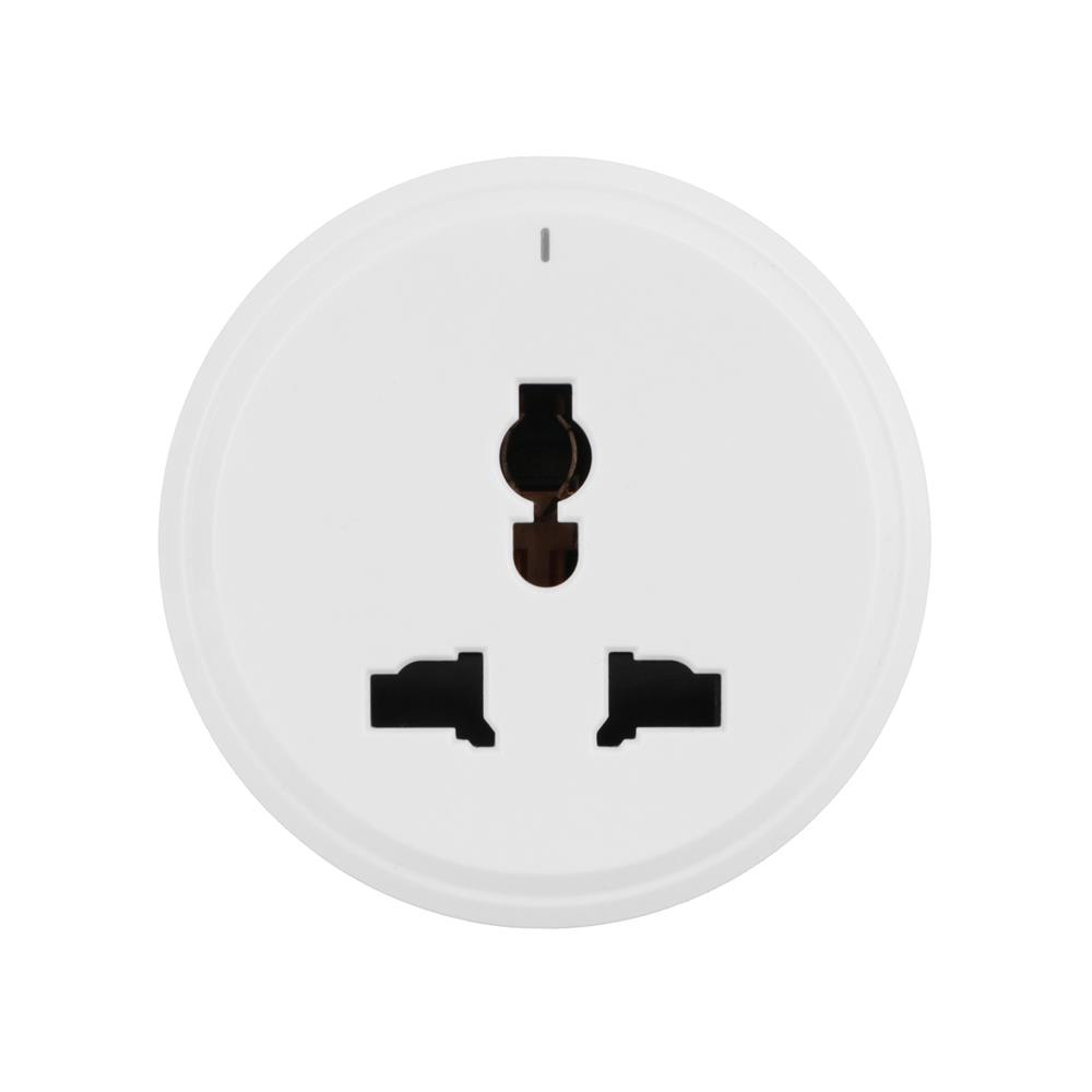 เต้ารับไร้สายสากล 3 ตา HACO TR-U10-WE สีขาว