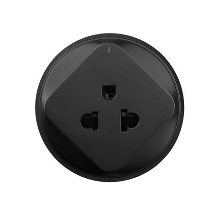 เต้ารับไร้สายสากล 3 ตา HACO TR-E10-BK สีดำ